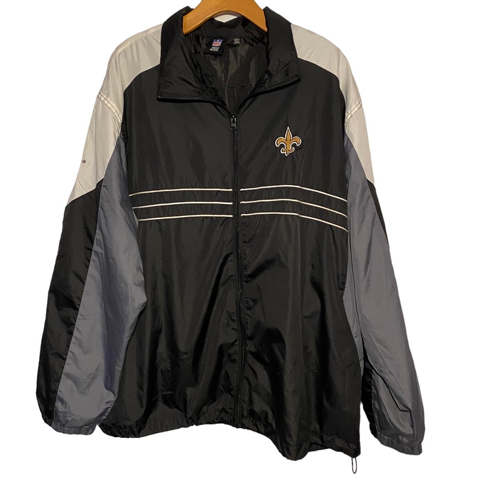Reebok NFL Team New Orleans Saints Sports Illustrated Windbreaker Jacket / xxl